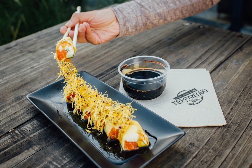 Teppanyaki Sushi Delivery Recta Martinolli